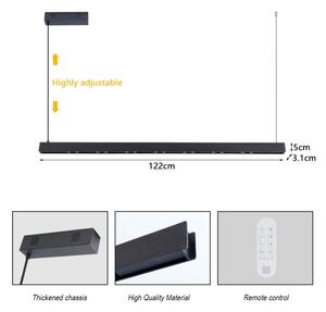 Immax NEO 07306L-LED Димируема висяща лампа на кабел MADEIRA 26 W/230 V Wi-Fi Tuya 122 см черна