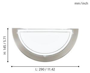 EGLO 83163 - Стенна лампа PLANET1 1xE27/60W