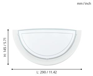 Eglo 83154 - Стенна лампа PLANET 1 1xE27/60W/230V