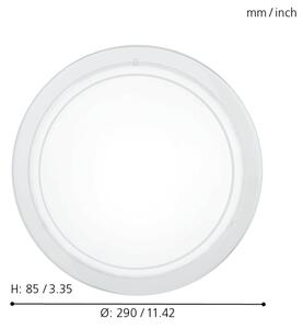 Eglo 83153 - Лампа за таван PLANET 1 1xE27/60W/230V