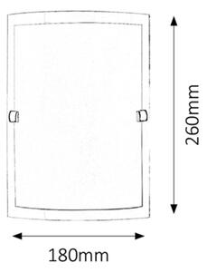 Rabalux 3687 - Стенна лампа NEDDA 1xE27/60W/230V