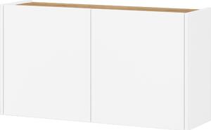 Бяло висящо шкафче от декор от дъб 93x52x29 cm Libbiano – Germania