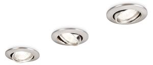 Philips 59243/17/E7 - К-кт 3x Лампа за вграждане 1xGU10/50W/230V
