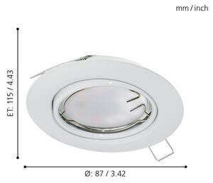Eglo 94239 - LED Осветление за окачен таван PENETO 1xGU10-LED/5W/230V