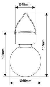 Globo 33056 - Соларно LED осветително тяло/0,06W/3,2V IP44