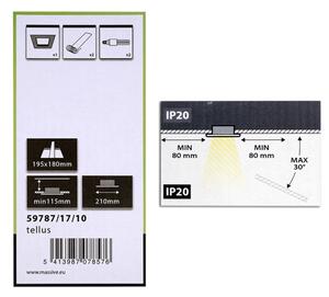 Philips Massive 59787/17/10 - Осветление за окачен таван TELLUS 2xE27/23W/230V