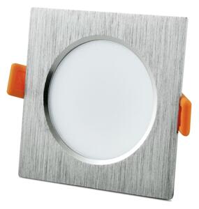 LED Осветление за окачен таван VENUS LED/7W/230V сребърна квадрат
