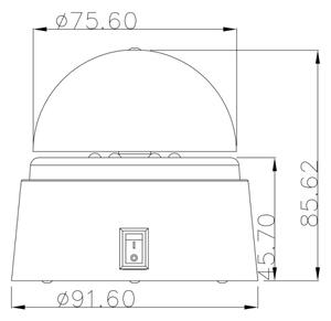 Globo 28014 - LED Декоративна лампа DISCO 6xLED/0,06W/3xAA
