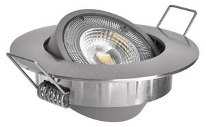 Вградено LED осветително тяло EXCLUSIVE LED/5W/230V 4000 K сребристо