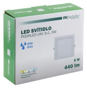 LED Лампа за вграждане в баня LED/6W/230V 3000/4000/6000K IP44