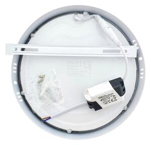 LED Плафониера LED/18W/230V 4200K Ø 21 см бял