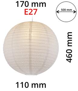 GLOBO 16911 - Абажур VARYS E27, Ø 50 см