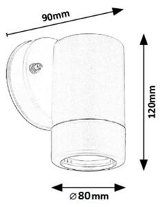 Rabalux 8832 - Екстериорна Стенна лампа 1xGU10/10W/230V IP44