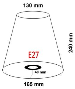 FARO 2P0311 - Абажур REM E27, Ø 165 мм, бежов