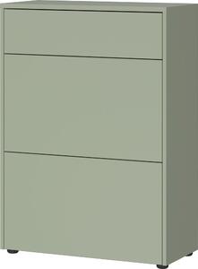 Сиво-зелено матово шкафче 70x99x34 cm Binetto – Germania