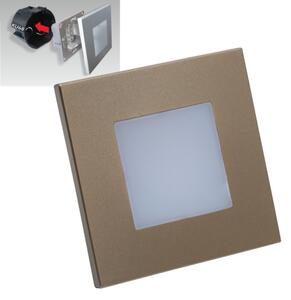 Emithor 48334 - LED Лампа за стълбище STEP LIGHT LED/1W/230V златиста