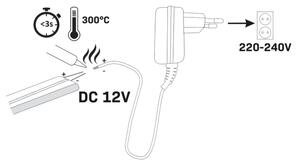LED Лента NEON 2м LED/17W/12V IP65 синя