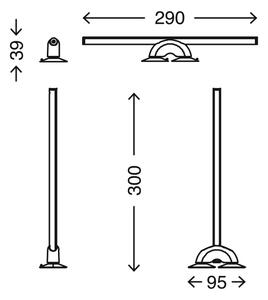 Briloner 2007-019 - LED Димируема лампа за огледало LED/7W/230V 2700-6500K