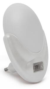 LED Лампа за ориентация за контакт със сензор за здрач LED/1W/230V