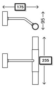Briloner 2096-022 - LED Аплик 2xG9/2,25W/230V