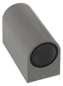 Екстериорен аплик PARETE 2xGU10/6W/230V IP54 сив