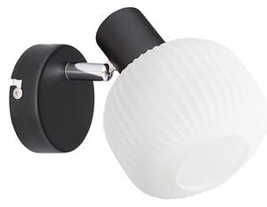 Prezent 27519 - Спот аплик ARYA 1xE14/40W/230V черен/бял