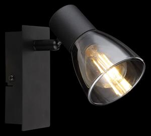 Globo 54307-1 - Стенен спот CLAUDE 1xE14/40W/230V черен