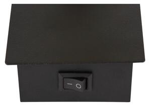 Globo 54307-1 - Стенен спот CLAUDE 1xE14/40W/230V черен