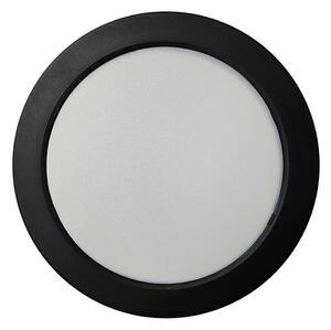 LED Плафониера ROUND LED/18W/230V 4000K Ø 21,7 см черен