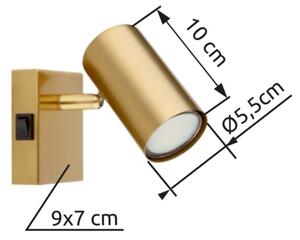 Globo 57911-1GO - Спот аплик ROBBY 1xGU10/25W/230V златист