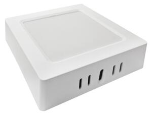 LED Плафониера BLOCK LED/6W/230V 4000K 12x12 см бял