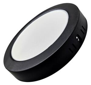 LED Плафониера ROUND LED/18W/230V 4000K Ø 21,7 см черен