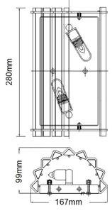 Kichler - LED Аплик за баня CRYSTAL SKYE 2xG9/3W/230V IP44