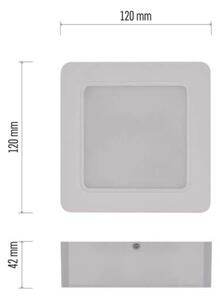 LED Плафон LED/9W/230V 12x12 см бял