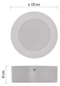 LED Плафон LED/9W/230V Ø 12 см бял