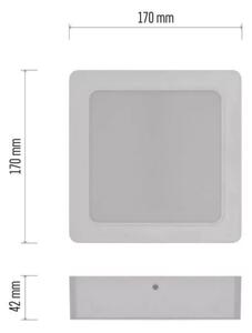 LED Плафон LED/18W/230V 17x17 см бял