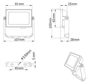 Philips - LED Екстериорен прожектор PROJECTLINE LED/10W/230V IP65 4000K