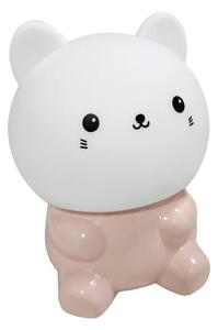 LED RGBW детска сензорна лампа LED/1W/5V USB 1200 mAh котка
