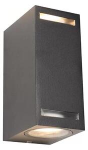 Екстериорен аплик FAVEIRA 2xGU10/7W/230V IP44 антрацит