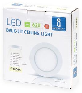 Aigostar - LED Плафон за повърхностен монтаж LED/6W/230V Ø 12,3 см 4000K бял