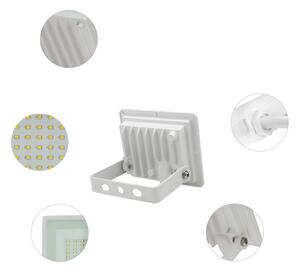 LED Екстериорен прожектор NOCTIS LUX 3 LED/10W/230V 4000K IP65 бял