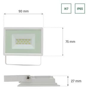 LED Екстериорен прожектор NOCTIS LUX 3 LED/10W/230V 4000K IP65 бял