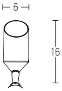 Zambelis E217 - Екстериорна лампа 1xGU10/5W/230V IP65 черен