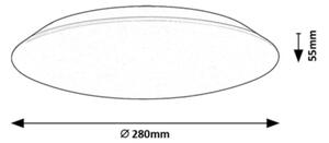 Rabalux 71123 - LED таванно осветително тяло RORIK LED/18W/230V 4000K 28 см