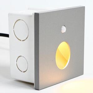 Emithor 70434 - LED осветително тяло за стълби с сензор OLIVE LED/1W/230V сиво