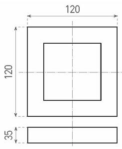 LED Плафониера FENIX LED/6W/230V 2800K 12 см