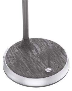 Immax 08972L - LED Димируема настолна лампа FINCH LED/9W/12/230V сив/хром