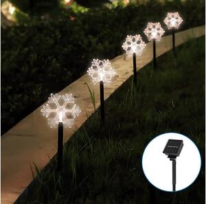 Aigostar LED соларна коледна лампа LED/0,054W/1,2V 1m IP65 студена бяла