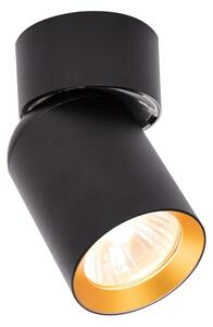 Спот ANDY 1xGU10/8W/230V черен/златист