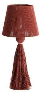 Настолна лампа в тухлен цвят с текстилен абажур (височина 58 cm) Espino – Light & Living